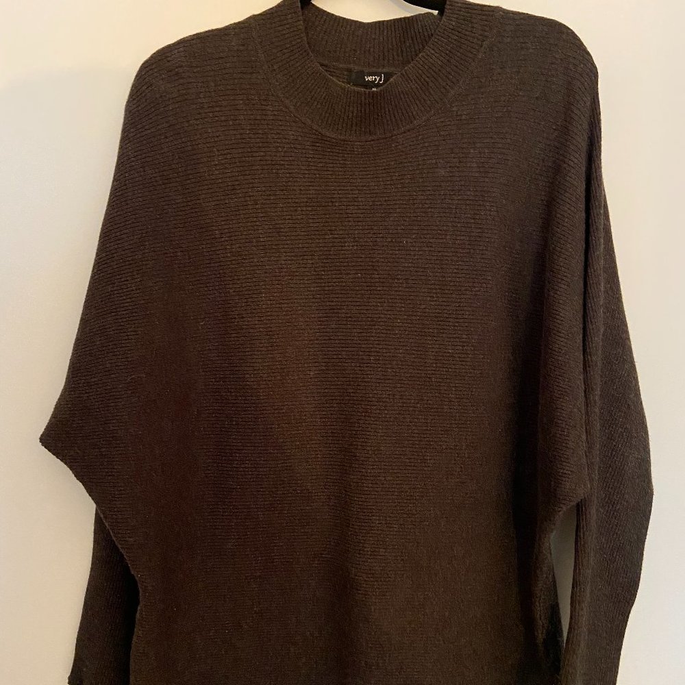 Dark Grey Women's Turtleneck Sweater